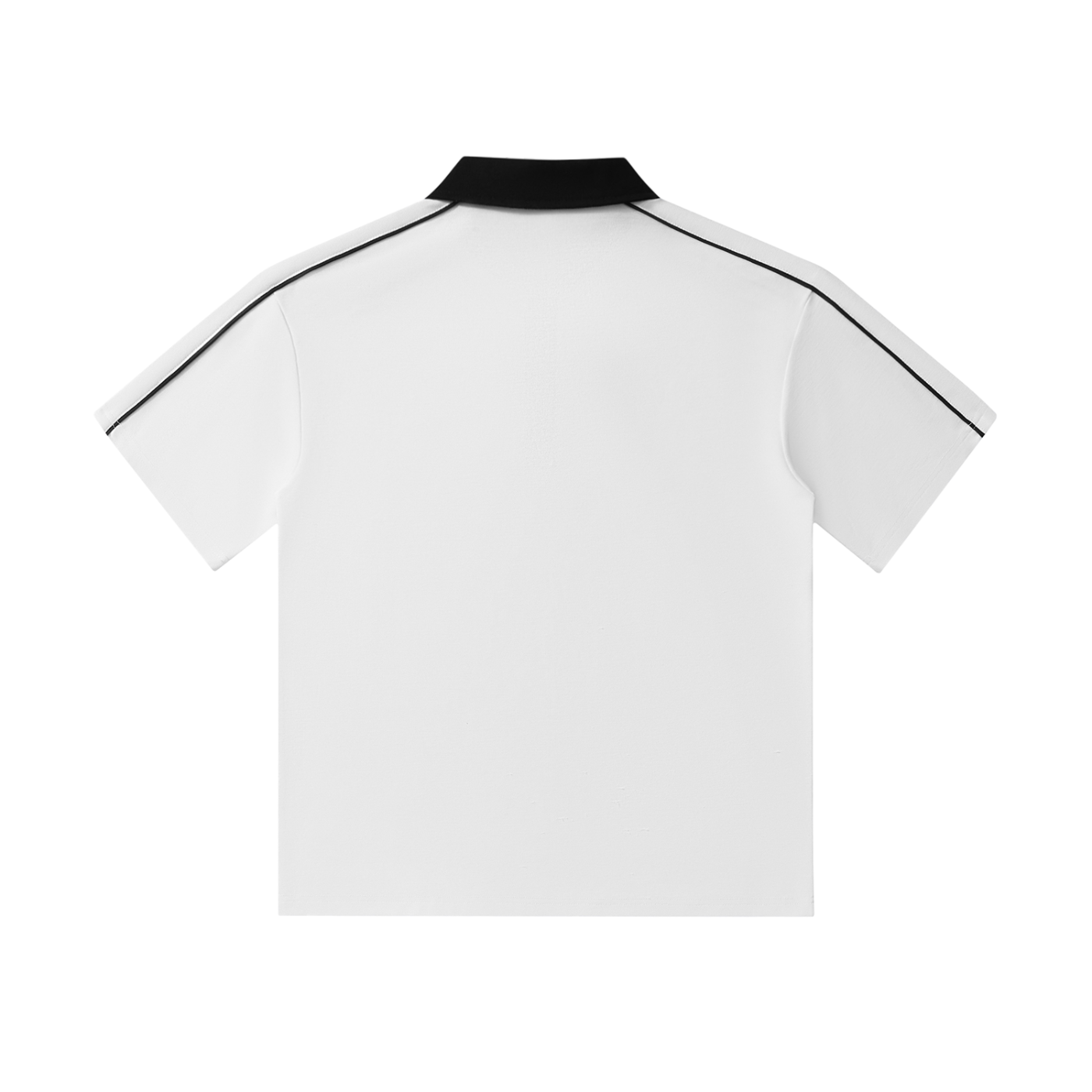 NOIR Contrast Collar Polo Shirt