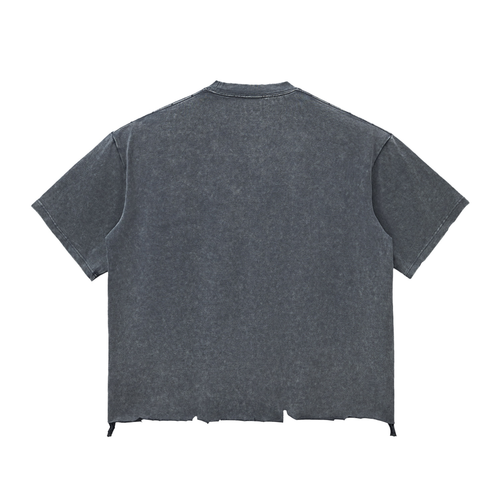 NOIR Raw-Hem Boxy Tee