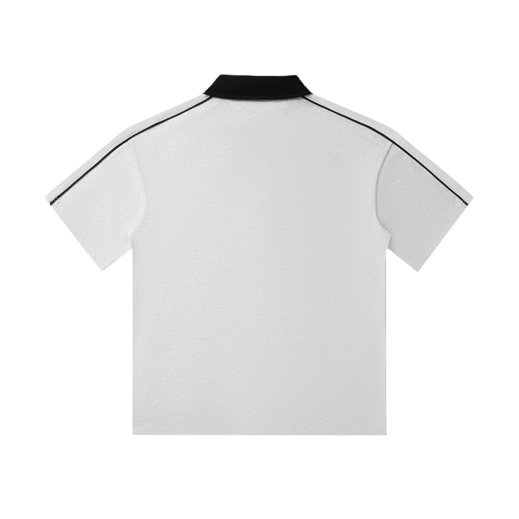NOIR Contrast Collar Polo Shirt