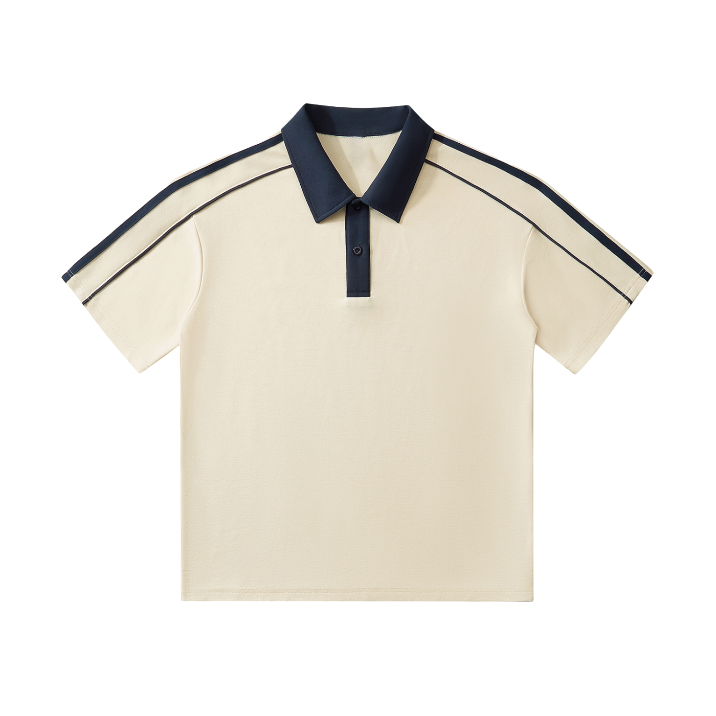 NOIR Contrast Collar Polo Shirt