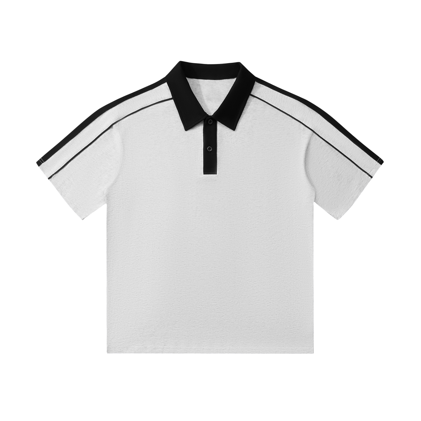 NOIR Contrast Collar Polo Shirt