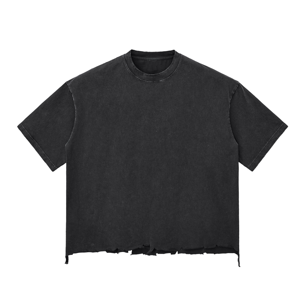 NOIR Raw-Hem Boxy Tee