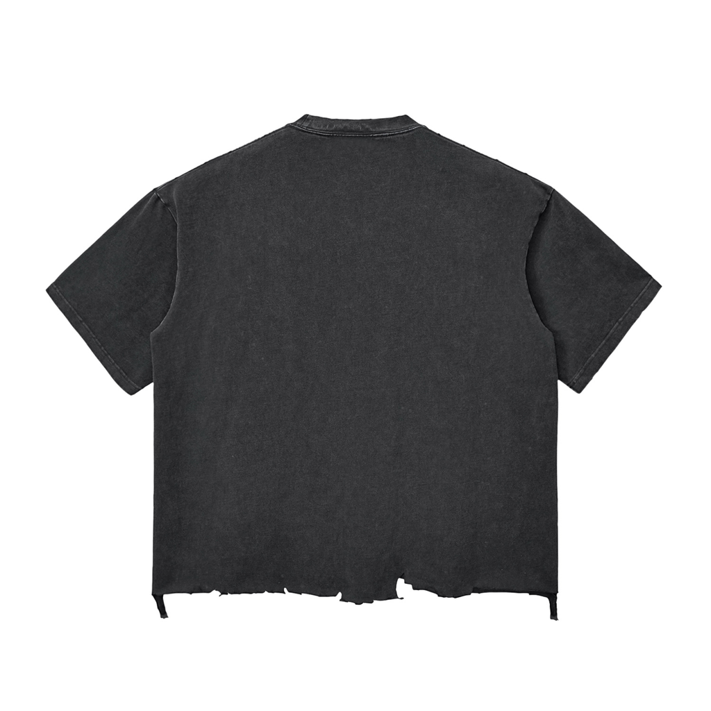 NOIR Raw-Hem Boxy Tee