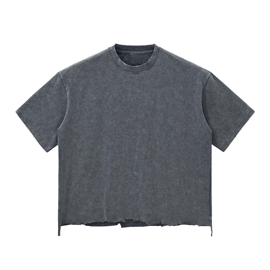 NOIR Raw-Hem Boxy Tee