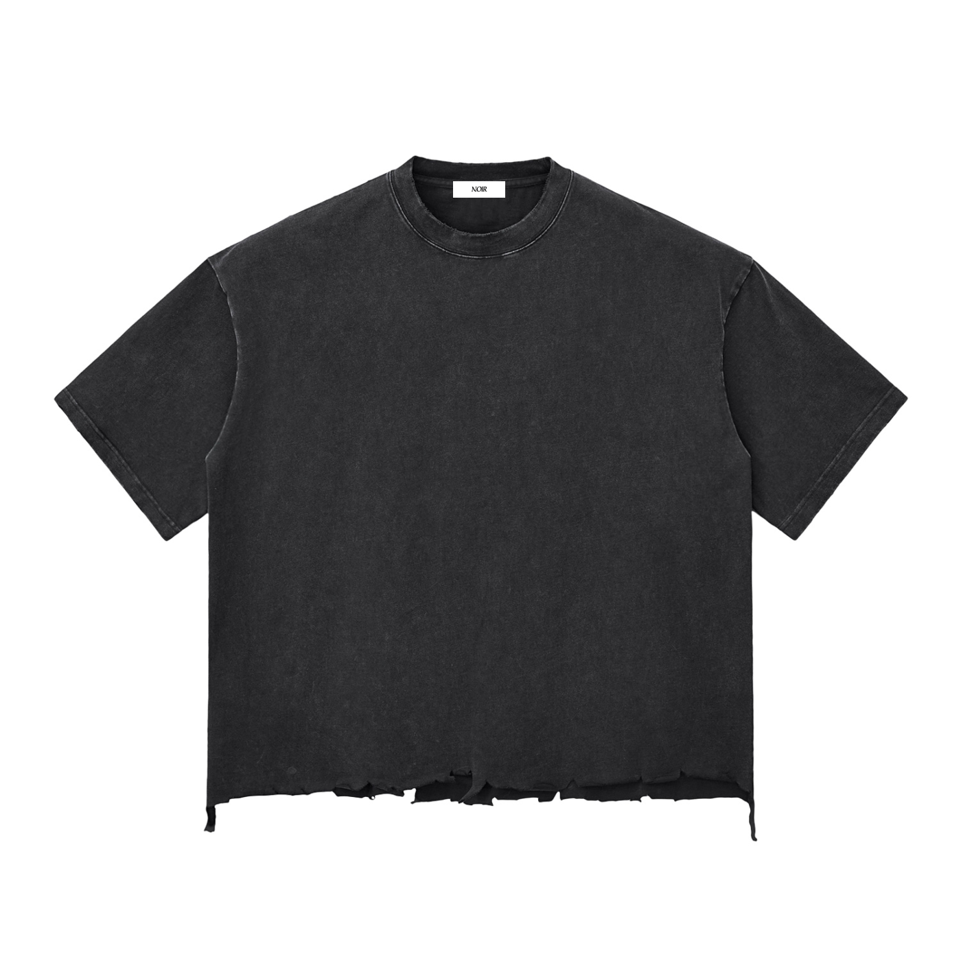 NOIR Raw-Hem Boxy Tee