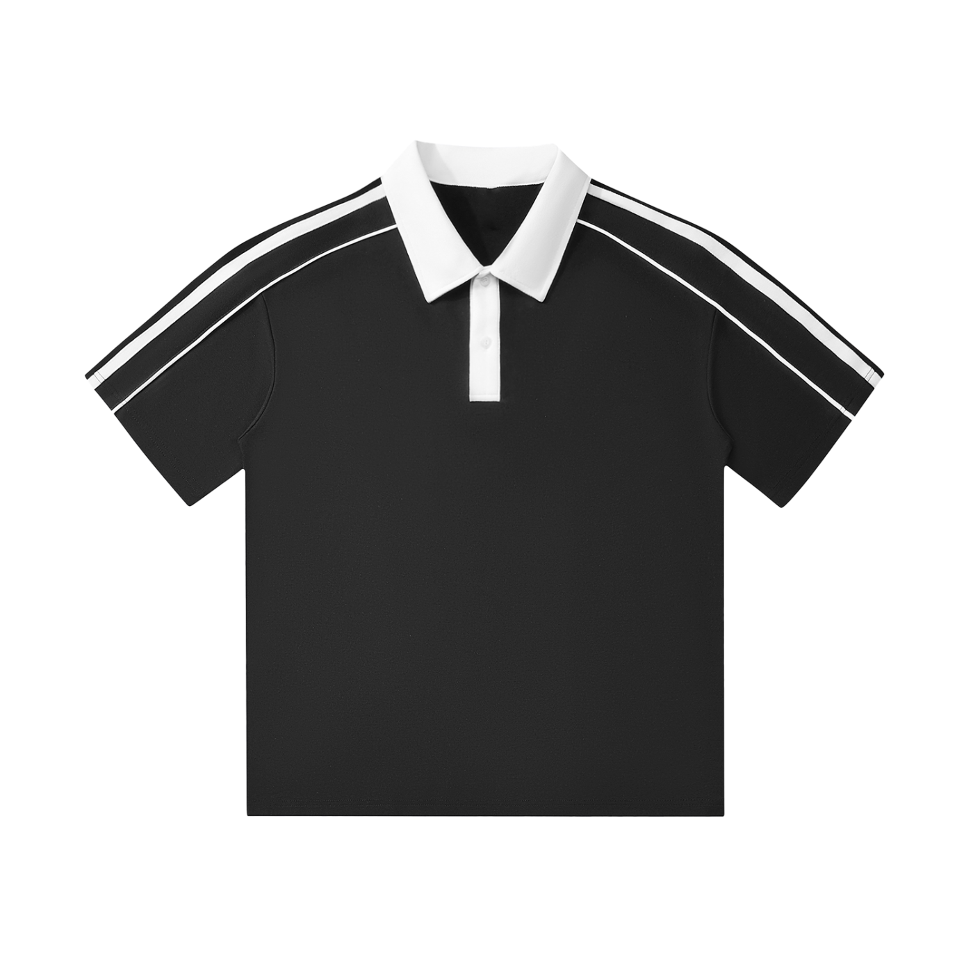 NOIR Contrast Collar Polo Shirt