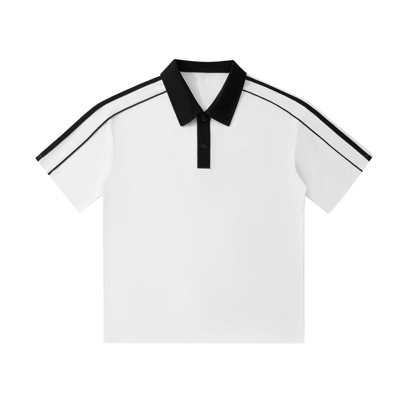 NOIR Contrast Collar Polo Shirt